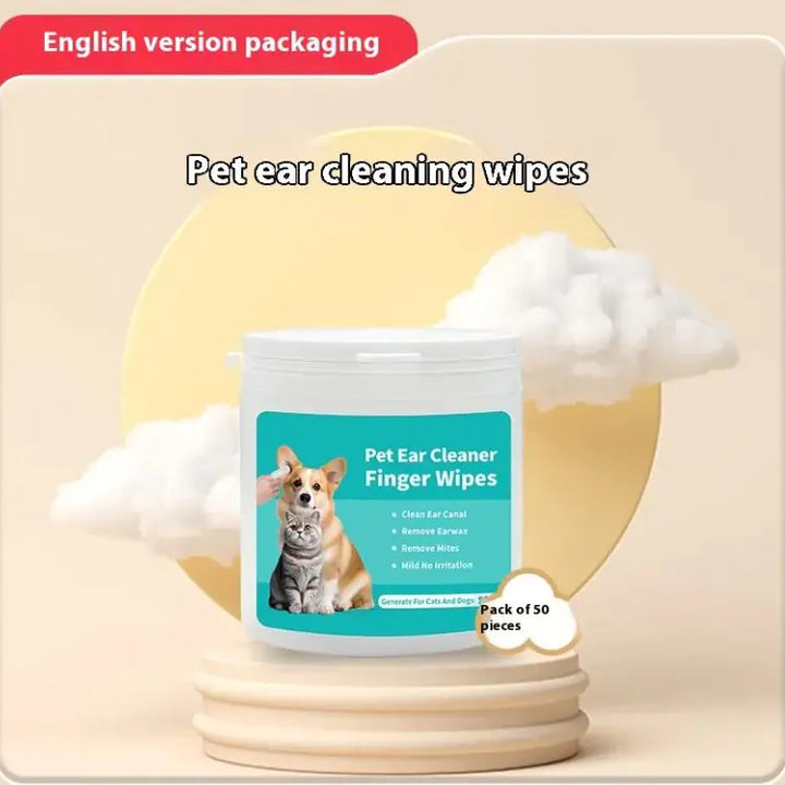 Pet Ear Cleaning Finger Wipes