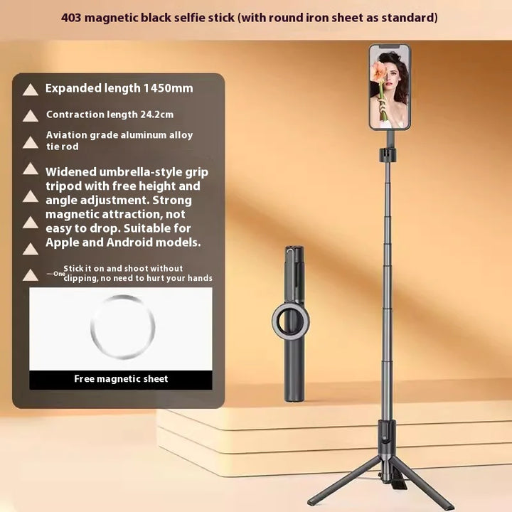 Magnetic Selfie Stick Tripod with MagSafe