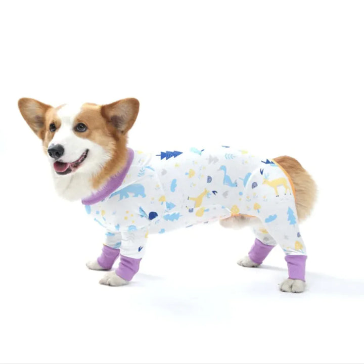 Dog Long Sleeve Homewear Pet Four-legged Clothes