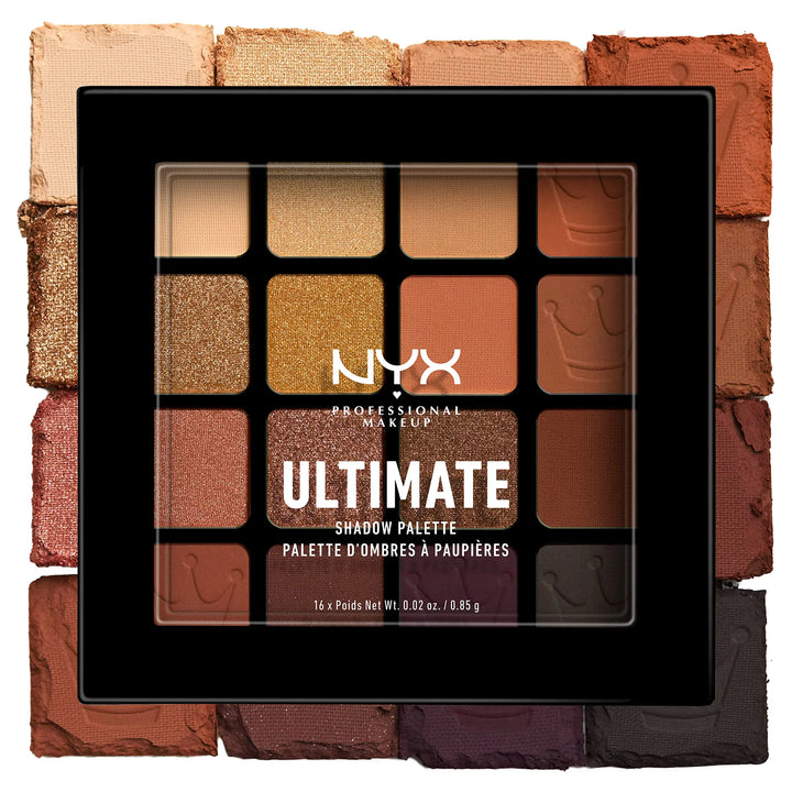 NYX PROFESSIONAL MAKEUP Ultimate Shadow Palette, Eyeshadow Palette - Ultimate Queen 1 Count (Pack of 1)