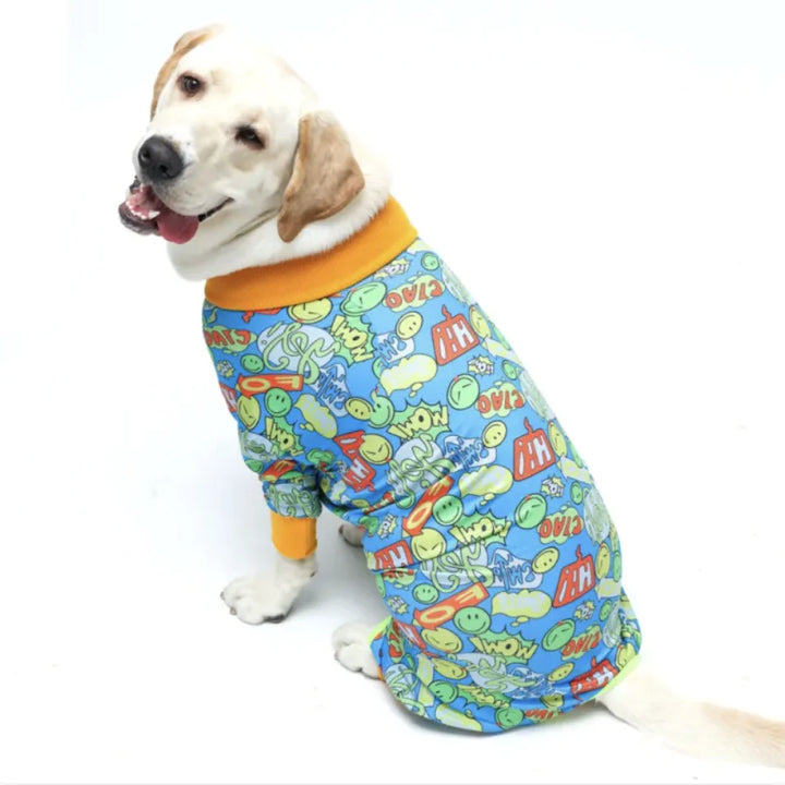 Dog Long Sleeve Homewear Pet Four-legged Clothes