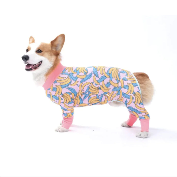 Dog Long Sleeve Homewear Pet Four-legged Clothes