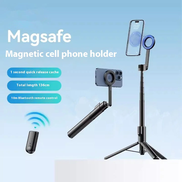 Magnetic Selfie Stick Tripod with MagSafe