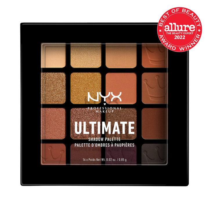 NYX PROFESSIONAL MAKEUP Ultimate Shadow Palette, Eyeshadow Palette - Ultimate Queen 1 Count (Pack of 1)